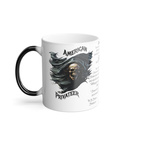 American Privateer / Letter of Marque Color Morphing Mug, 11oz