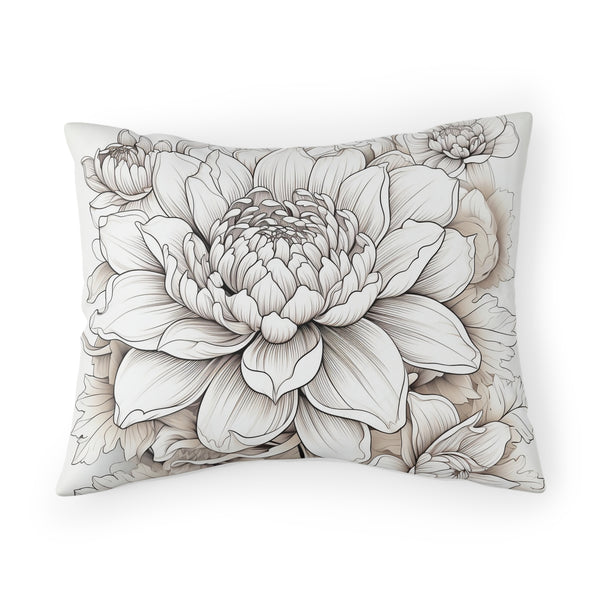 Lotus Flower Pillow Sham