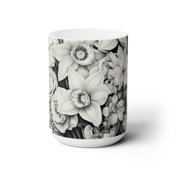 Daffodil, Jonquil Floral Bouquet  Mug