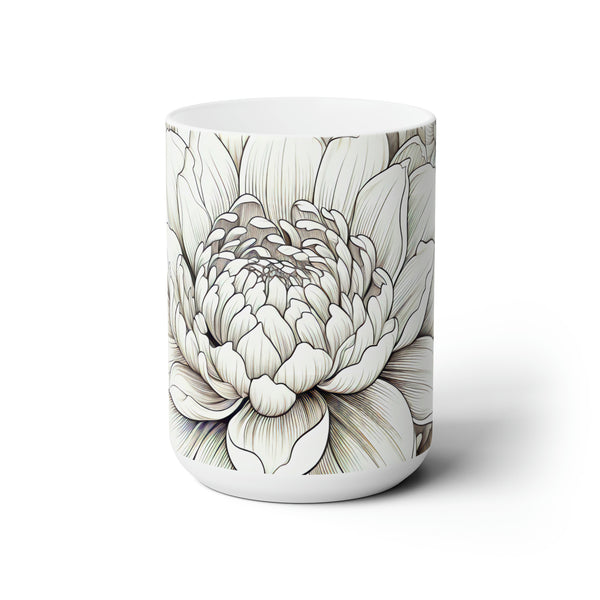 White Lotus Coffee Mug