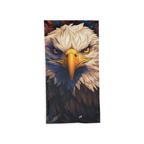 Eagle Head Patriotic Face Scarf