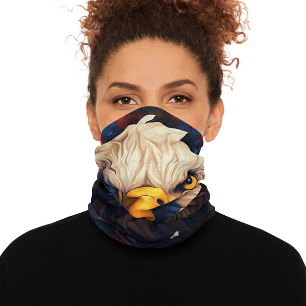 Eagle Head Patriotic Face Scarf