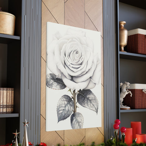 Blooming Rose Wall Art