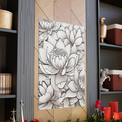 Lotus Bouquet  Wall Art