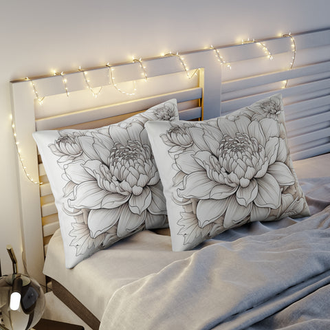 Lotus Flower Pillow Sham