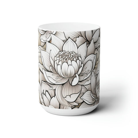 Lotus Flower Bouquet Mug