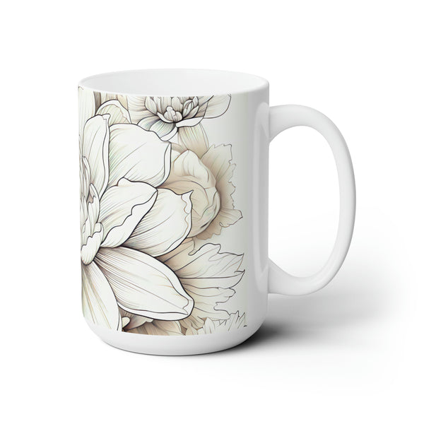 White Lotus Coffee Mug