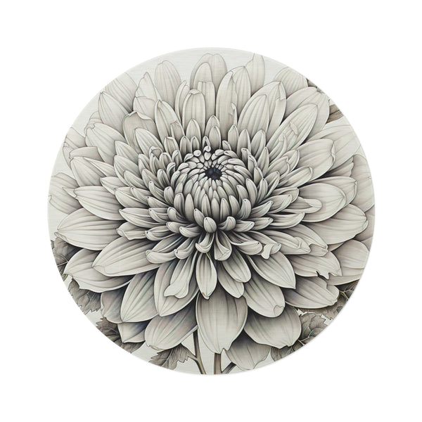 Chrysanthemum Flower Rug