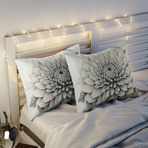 Chrysanthemum Flower Pillow Sham