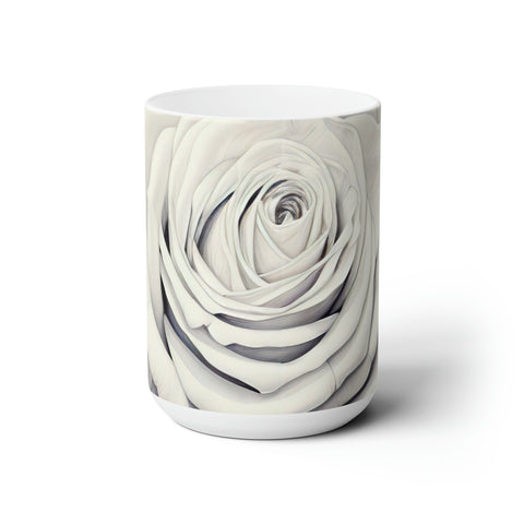 Blooming Rose Flower Bouquet Mug