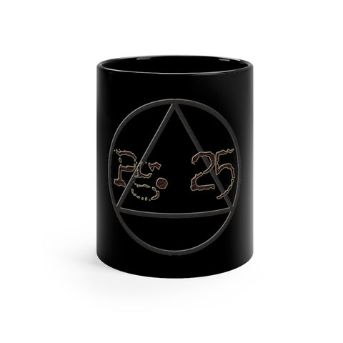 Pg 25 -- 11oz Black Mug