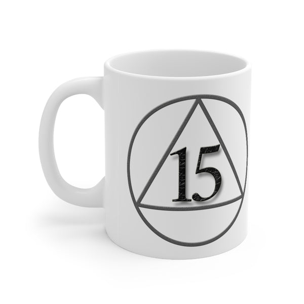 15 Year Ceramic Mug 11oz