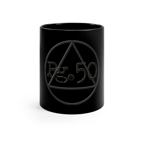 Pg 50 -- 11oz Black Mug