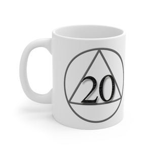 20 Year Ceramic Mug 11oz