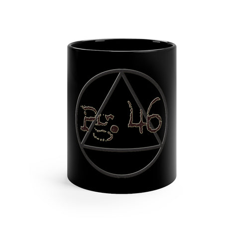 Pg 46 -- 11oz Black Mug