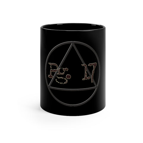 Pg 17 -- 11oz Black Mug