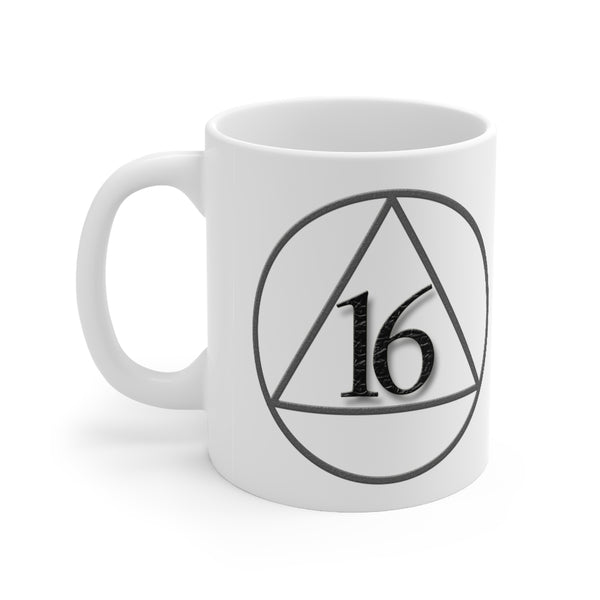 16 Year Ceramic Mug 11oz